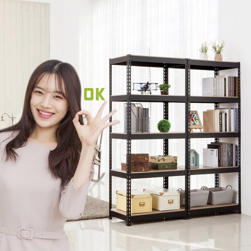 철제선반선반철제 - 울트라랙 가로120x깊이40x높이150cm 4단 무볼트앵글 조립식앵글 선반 베란다선반 철제선반 가구, 블랙, 4단   1200   400   1500, 1개, 흑색