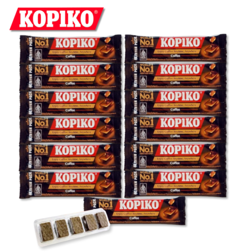 [12+1개]KOPIKO 코피코 사탕 블리스터 팩 사탕 17.5gx13개, 13개, 17.5g