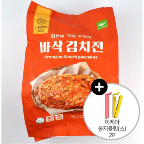 코스트코 사옹원 부침명장 바삭 김치전 1.3kg(130g x 10개입) + 이케아 봉지클립(소) 2P, 1.3kg