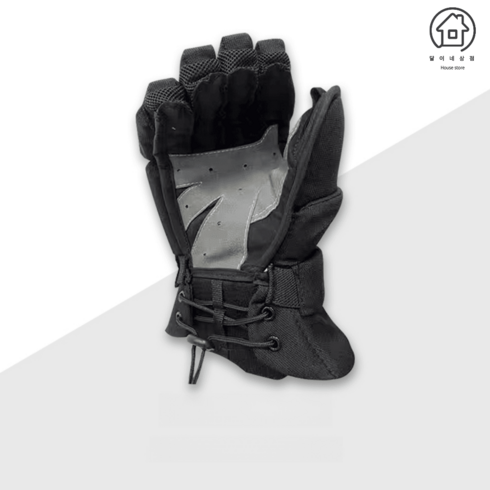 아이스하키장갑 글러브 장갑 하키 프로페셔널 보호 훈련용 야외 장비 선수용, 블랙