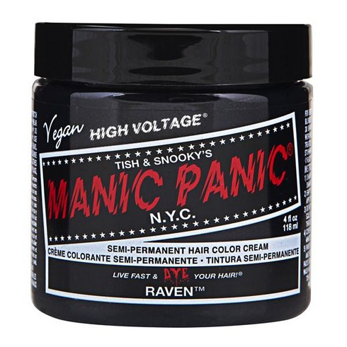MANIC PANIC 매닉패닉헤어컬러 염색약 헤어매니큐어, RAVEN, 1개, 1개