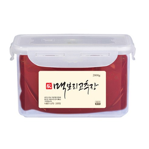 [한국맥꾸룸]맥보리고추장, 2kg, 1개, 3)2kg