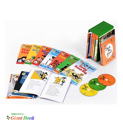 Nate the Great 네이트 더 그레이트 풀패키지 세트 영어 원서 12권 + 워크북 12권 + 오디오북 MP3 CD 3장, 롱테일북스