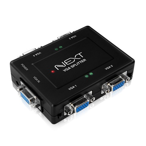 이지넷유비쿼터스 NEXT-2504VSP 1대4 VGA 모니터 분배기, 상세페이지 참조