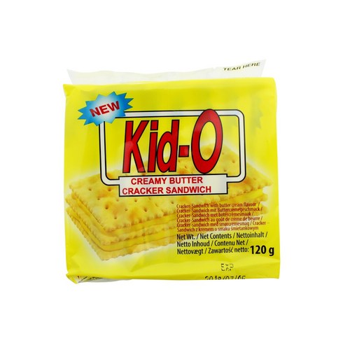 키드오 크리미 버터향 크래커샌드위치, 120g, 48개