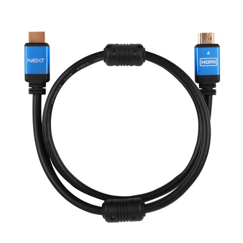 [NEXT] HDMI V1.4 블루메탈 UHD케이블 0.5M 14005HD4K