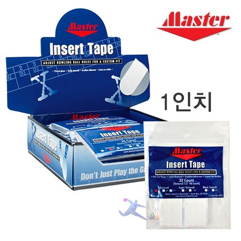 인서트테이프 - Master 마스터 인서트 테이프 USA (1인치) 볼링용품 볼링