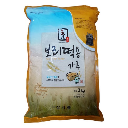 넛츠베리 참식품 보리떡용가루, 3kg, 1개