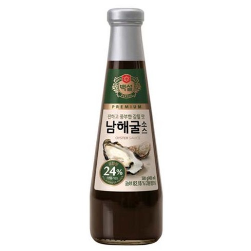 백설 남해굴소스, 500g, 5개