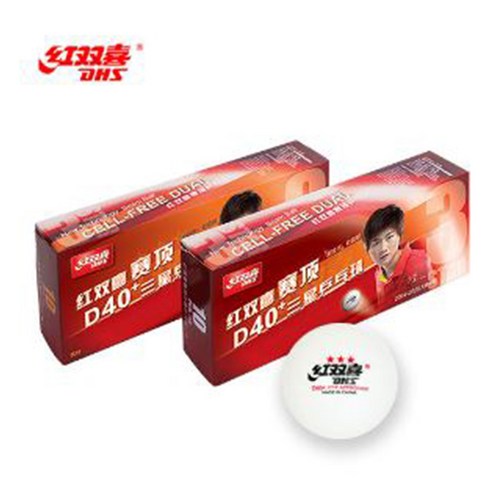 DHS D40_탁구공(3성시합구)(ABS소재) 탁구용품 탁구볼, 1개