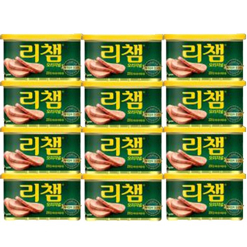 리챔 오리지널 햄통조림, 200g, 12개