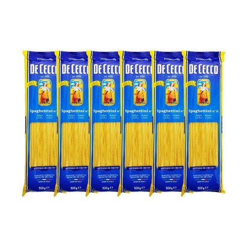 데체코 스파게티니, 500g, 6개