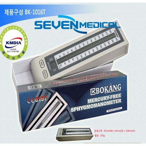 보강 무수은 수동식 전자 혈압계 데스크형, BK-1016 T, 1개