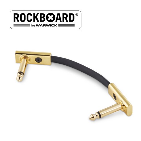 RockBoard 락보드 이펙터케이블 플랫 패치케이블 골드 5cm