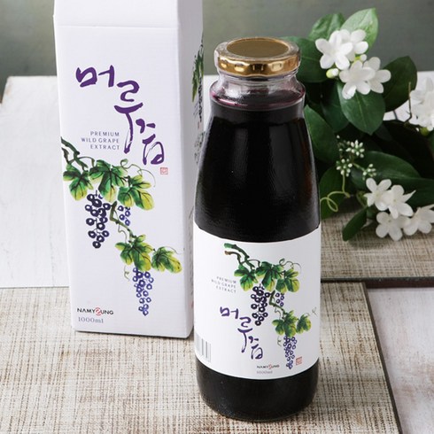 무주장터 반딧불 무주 산머루 1000ml 머루즙, 1개, 1L