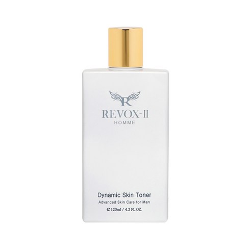 포셀 리복스투 남성용 저자극 피부 진정 미백 화이트닝 다이나믹 스킨 토너 120ml, 1개