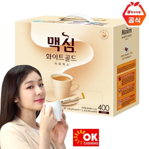 동서 맥심 화이트골드 커피믹스, 11.7g, 400개입, 1개