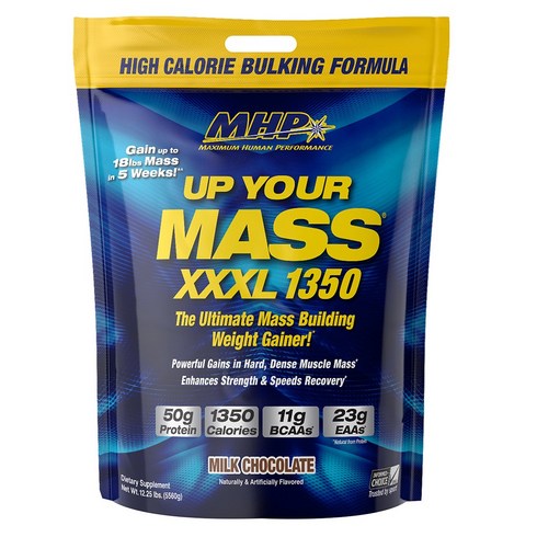 Mhp 업 유어 매스 - Mhp 업 유어 매스 XXXL 1350 웨이트 게이너, 5.56kg, 1개