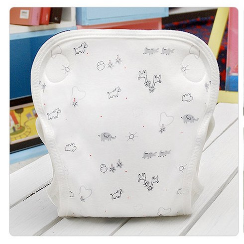 피부트러블없는 무형광 천기저귀와 기저귀커버, 사파리(80), 1개