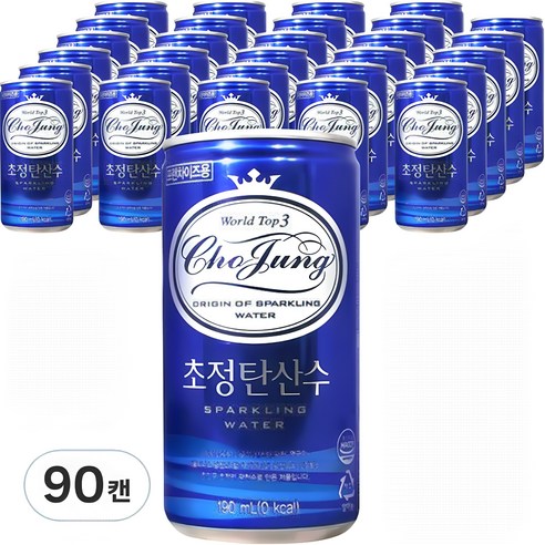 일화 초정탄산수 플레인190ml, 190ml, 90개