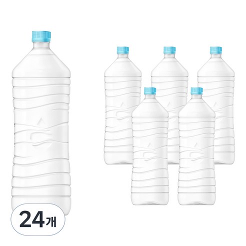 롯데칠성음료 하늘샘 생수 무라벨, 2L, 24개