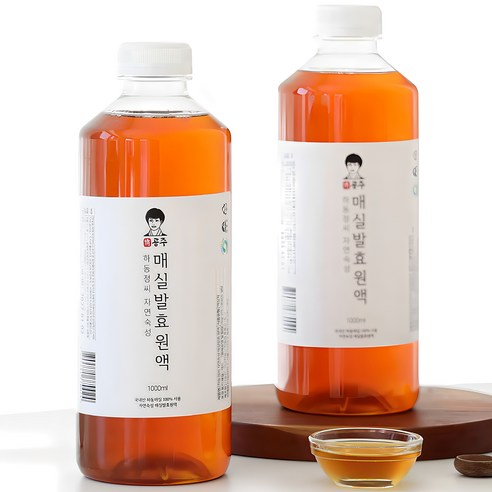 경남 하동 매실 100% 프리미엄 매실청 하동정씨 자연숙성 매실발효원액, 1개, 1000ml