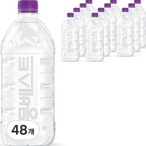 몽베스트 위드어스 무라벨 생수, 330ml, 20개