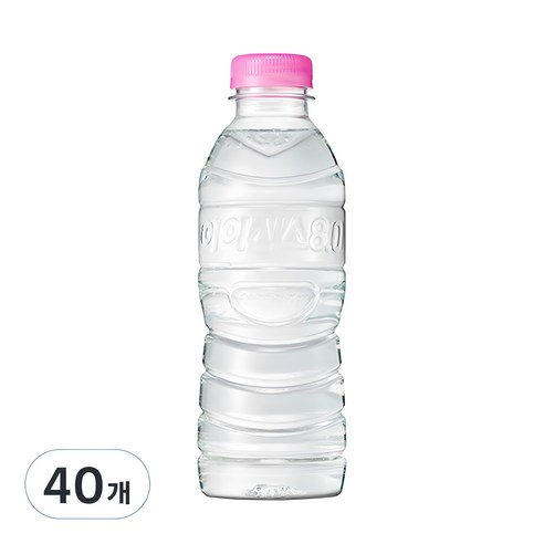 아이시스 8.0 무라벨 ECO 생수, 300ml, 40개