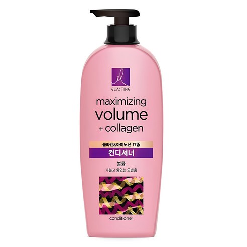 밀크 바오밥 세라 트리트먼트 화이트 머스크, 1200ml, 1개 린스 16 엘라스틴 마린콜라겐 볼륨 컨디셔너, 680ml, 1개