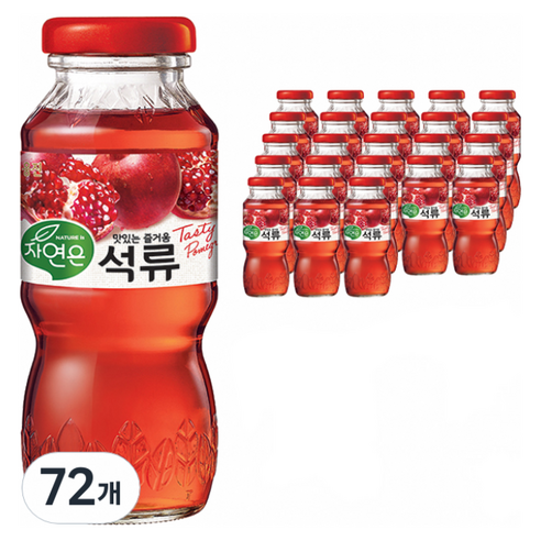 자연은석류 180㎖*12병*4세트, 180ml, 48개