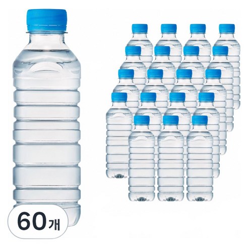 가야산천년수 무라벨 먹는샘물, 330ml, 60개