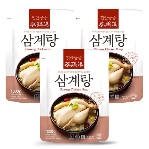 진한식품 궁중 삼계탕, 1kg, 1개