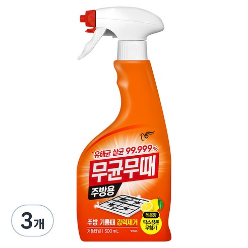 무균무때 주방용, 500ml, 3개