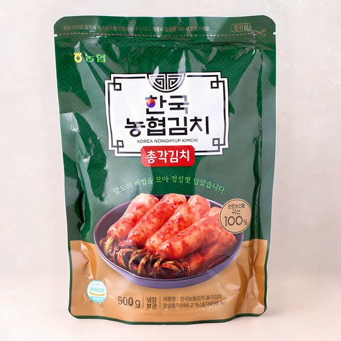 한국농협김치 총각김치, 500g, 1개