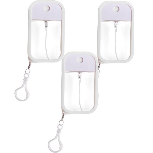 휴대용 손소독제 공병 50ml, 화이트, 3개