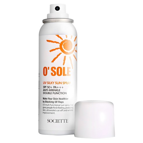 소시에떼 오쏠레 유브이 실키 썬 스프레이 SPF50+ PA+++, 100ml, 2개