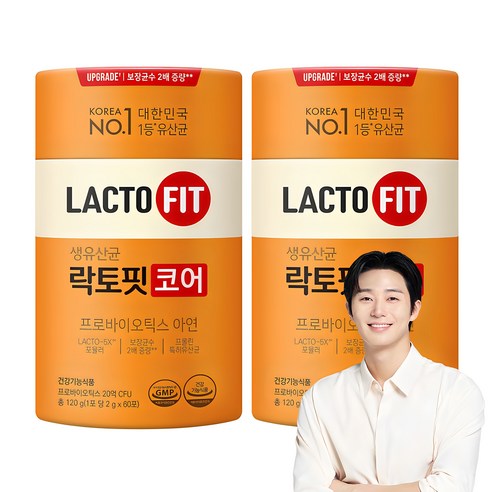 락토핏 코어 생유산균, 120g, 2개