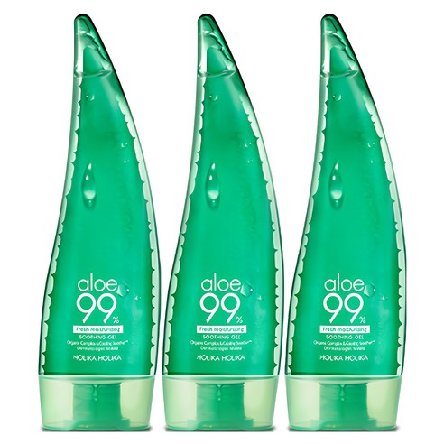 홀리카홀리카 99% 알로에 수딩 젤 250ml 3개 세트 
뷰티