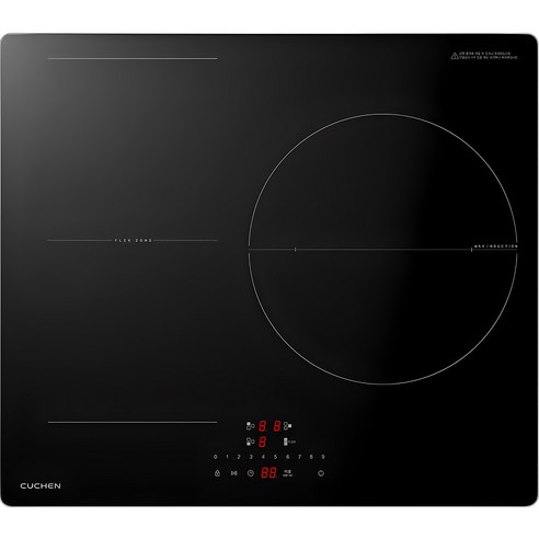 쿠첸 IH FLEX 대화구 인덕션 3구 + 스탠드 케이스 150mm 방문설치, CEO-C5IF3A0NBA, 프리스탠딩