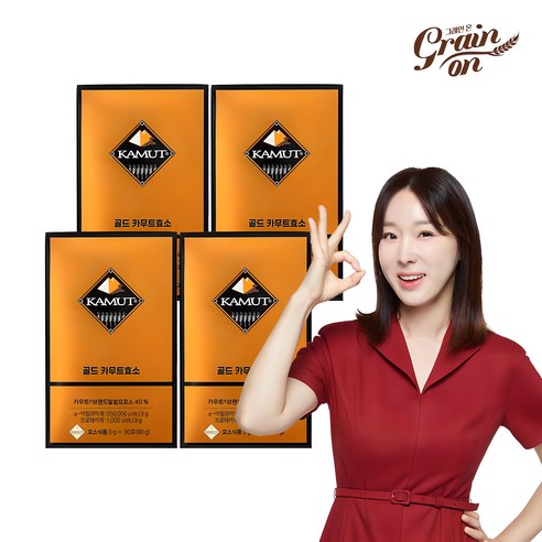 골드 카무트효소 [카무브 브랜드밀발효효소 40%], 90g, 4개