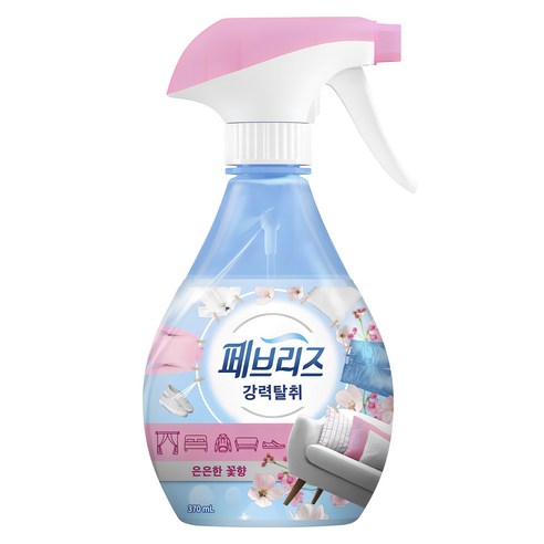 페브리즈 강력 섬유탈취제 은은한 꽃향 본품, 370ml, 1개