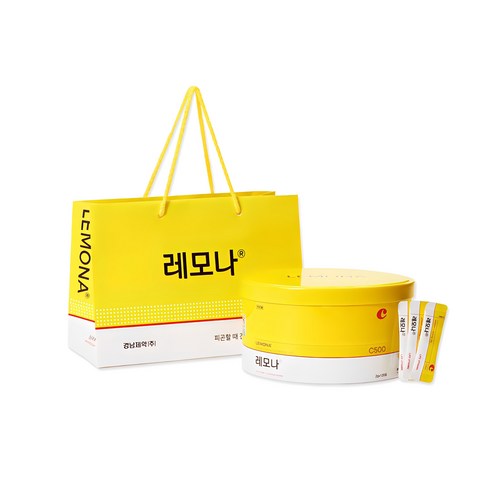 레모나 산 틴케이스 + 쇼핑백, 120포, 240g, 1개