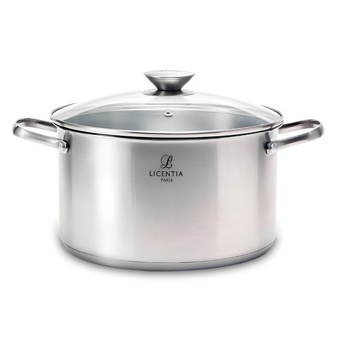 리센시아 IH 바닥3중 스텐 양수냄비, 24cm, 1개