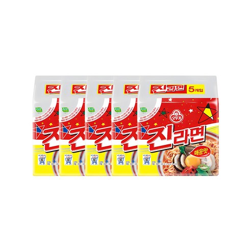 오뚜기 진라면 매운맛, 25개 
면/통조림/가공식품