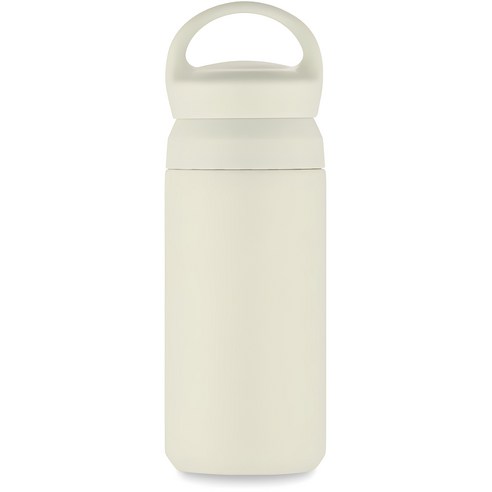 미롬 핸들 파우더 진공 스텐텀블러, 아이보리, 350ml, 1개