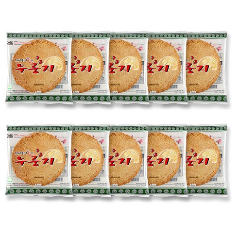 참좋은식품 가마솥의 구수한 별미 누룽지, 200g, 10개