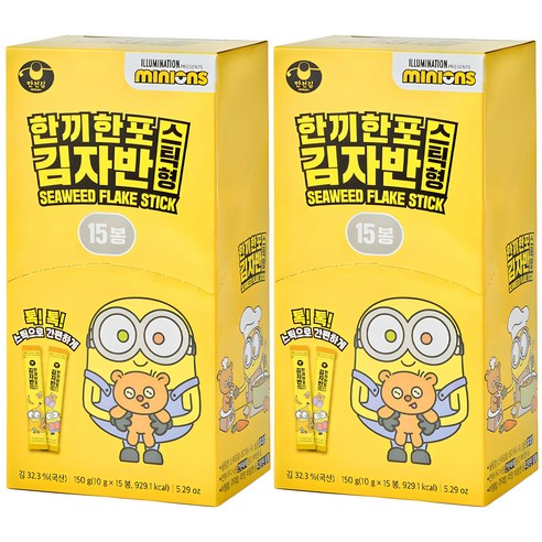 파티에도, 식사에도! 만전김 미니언즈 한끼한포 스틱 김자반으로 맛있는 시간 만들기