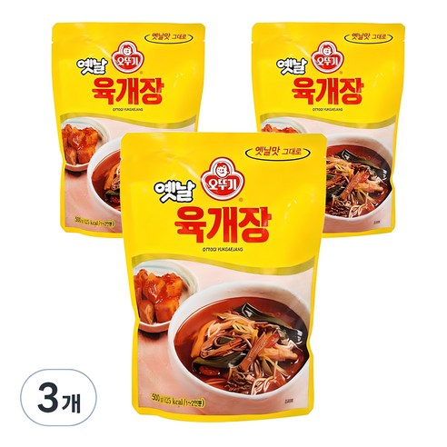 오뚜기 옛날 육개장, 500g, 3개