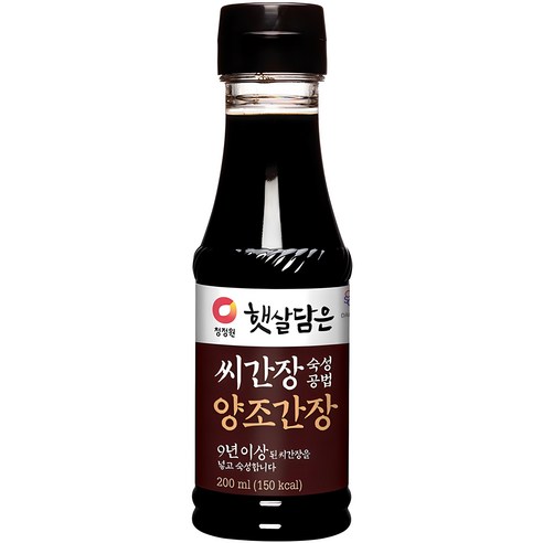 햇살담은 씨간장 숙성공법 양조간장, 200ml, 1개