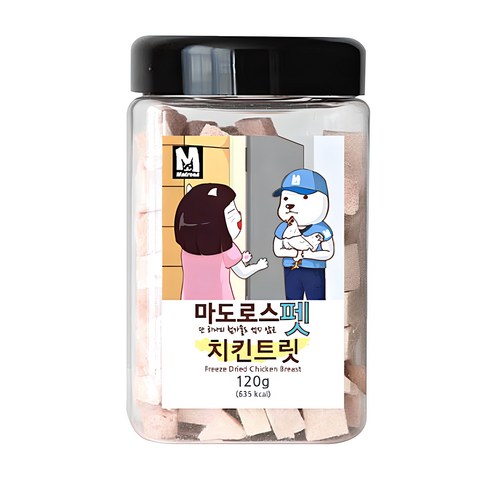 마도로스펫 동결건조 간식, 북어트릿, 80g, 2개